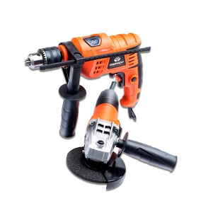 KIT DAEWOO AMOLADORA DAAG 115-75B + TALADRO DAID 550