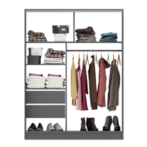 PLACARD ORLANDI CORREDIZO SUAVE 2 PTAS WENGUE