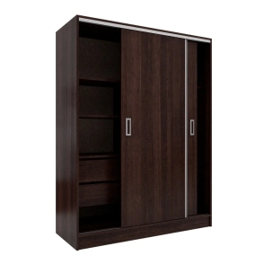 PLACARD ORLANDI CORREDIZO SUAVE 2 PTAS WENGUE