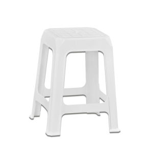 BANQUITO PLASTICO VOSS 2000 TITAN BLANCO