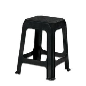 BANQUITO PLASTICO VOSS 2000 TITAN NEGRO