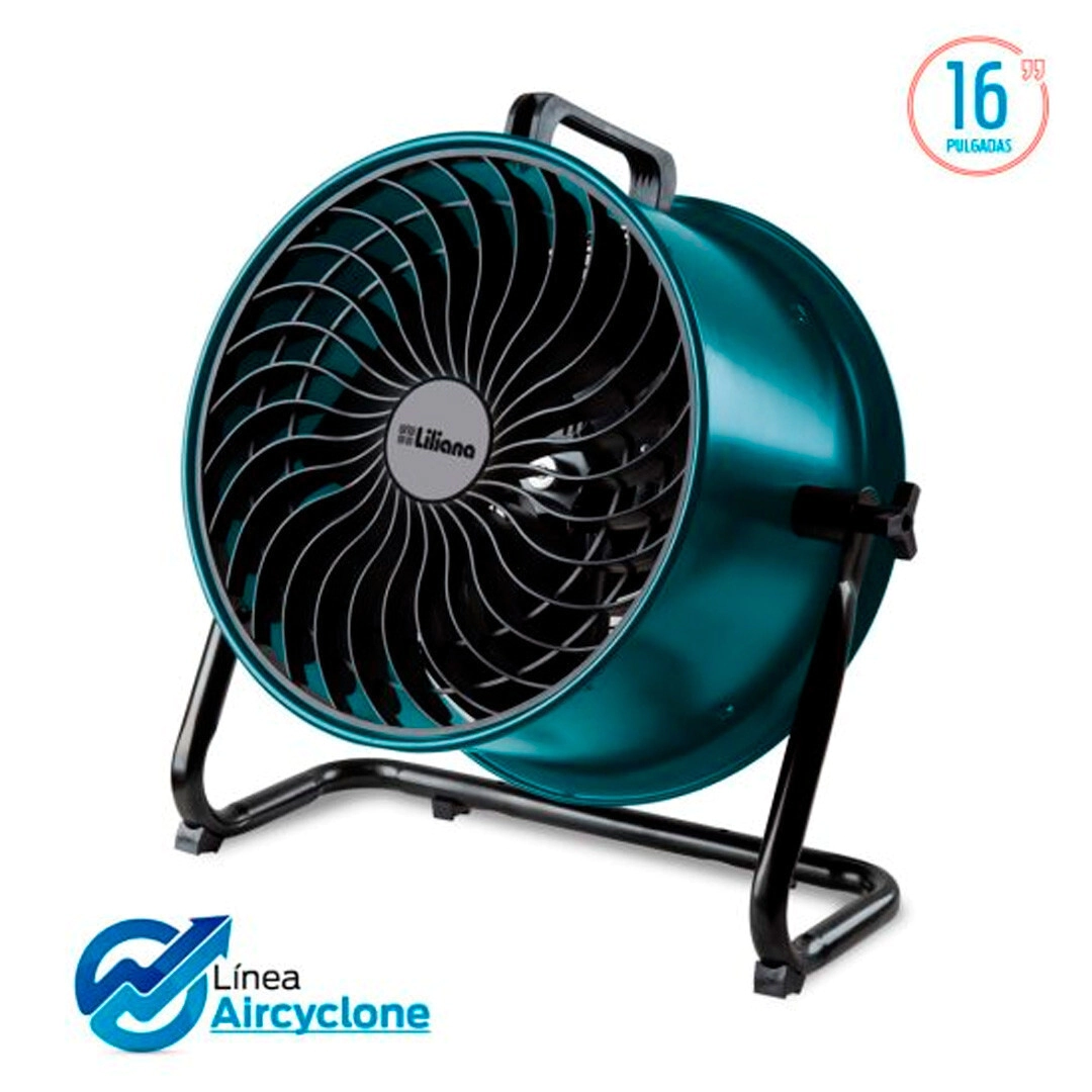 VENTILADOR LILIANA VTHD16V VERDE TURBO 16" PIE PARED TECHO