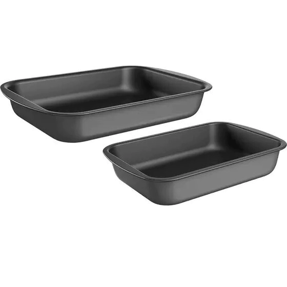 JUEGO BRINOX ASADERA 2 PZAS. GRAFITE. BAKEWARE 1460/499
