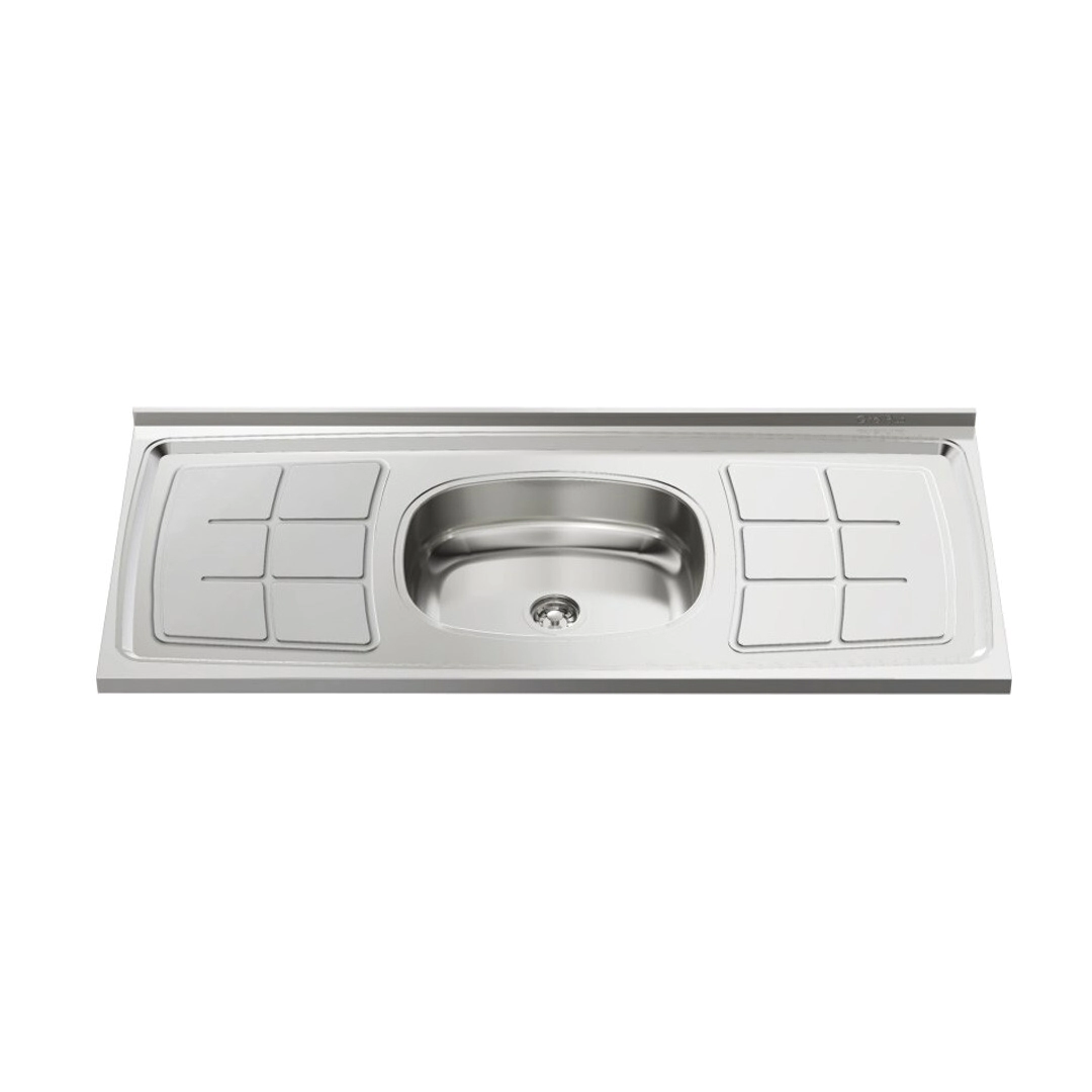 TAPA DE ACERO INOX ORLANDI 1400 (BACHA CENTRAL)