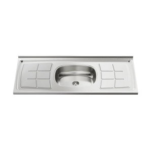 TAPA DE ACERO INOX ORLANDI 1400 (BACHA CENTRAL)