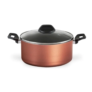 CACEROLA CON TAPA  COLOR COBRE CLOVE 7111/459
