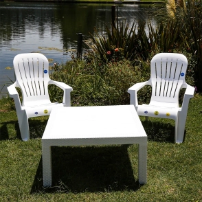 MESA BARI BLANCA VOSS 2000