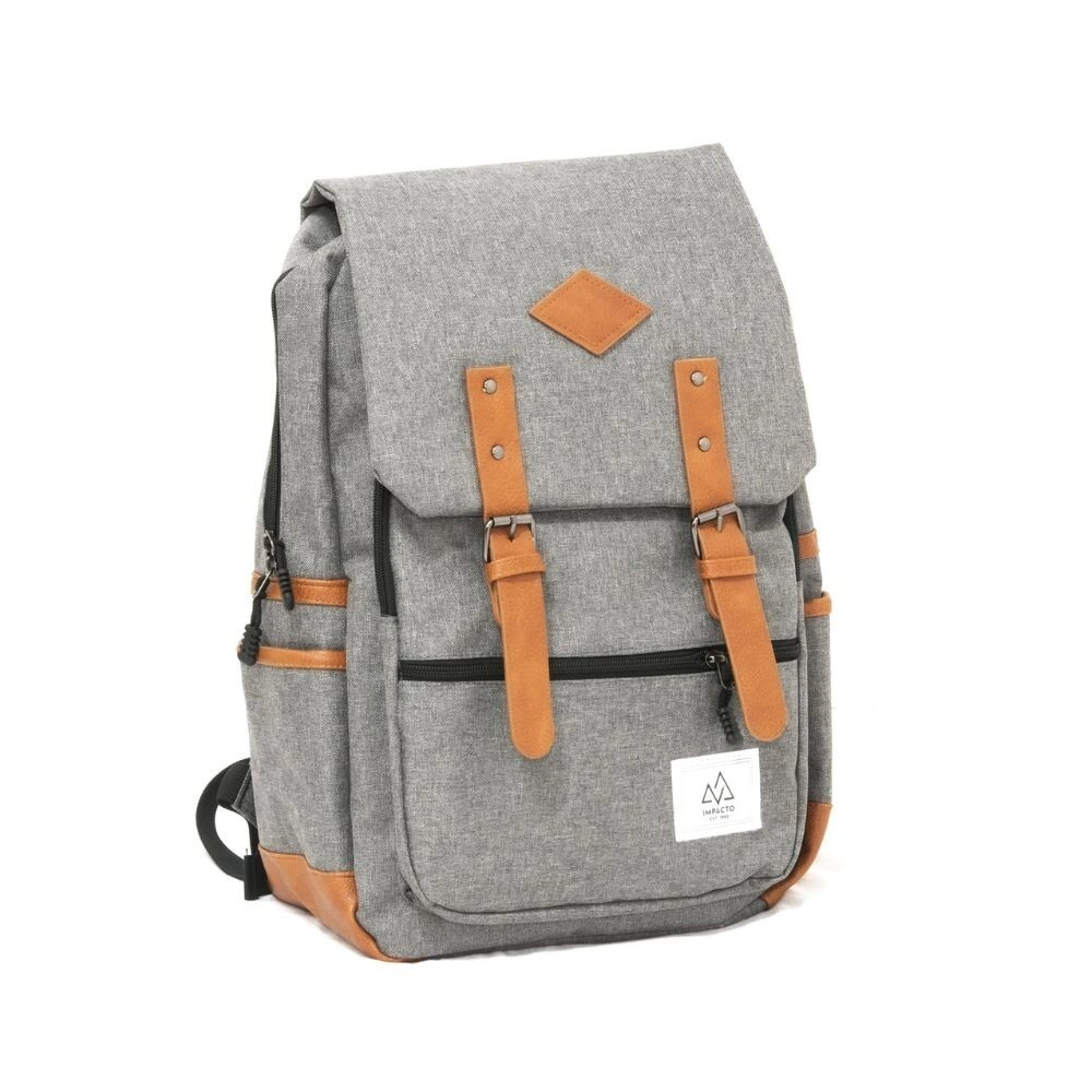 MOCHILA URBANA IMPACTO GRIS ML-MOCH04A