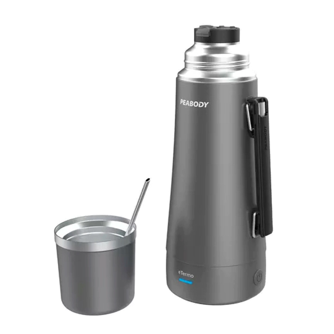 TERMO CALENTADOR ELEC. PEABODY PE-ETA1001D GRIS METALIZADO