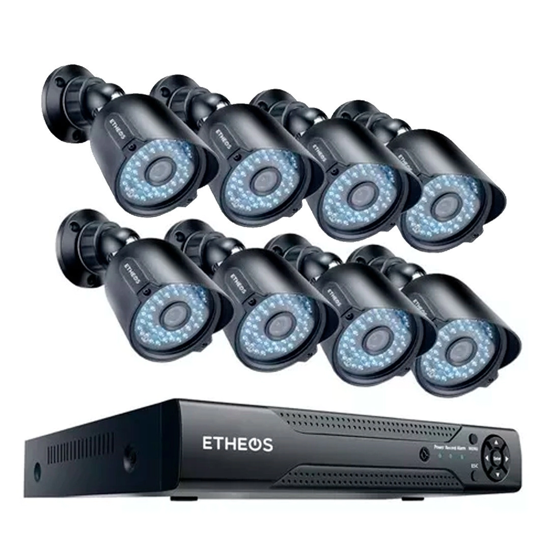 KIT DE CAMARAS DE SEGURIDAD ETHEOS *8
