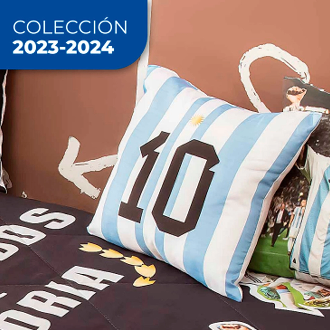 ALMOHADON CASABLANCA DIG AFA 45*45 COPAS (BANDERA ARG)