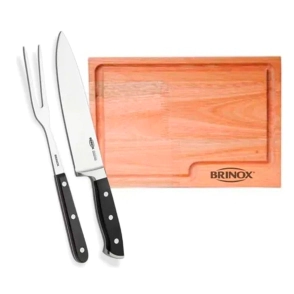 CUCHILLO Y TENEDOR TRINCHANTE BRINOX EN A/C INFINITY