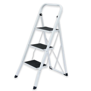 ESCALERA MET&Aacute;LICA ONEBOX REFORZADA PLEGABLE 3 ESC 150 KG