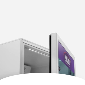 EXHIBIDORA VERTICAL INELRO MT450 BLANCA
