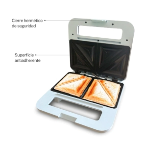 COMBO DESAYUNO SMART TEK TOSTADORA T900 + SANDWICHERA SD1065 + CAFETERACM620 1,5 LTS