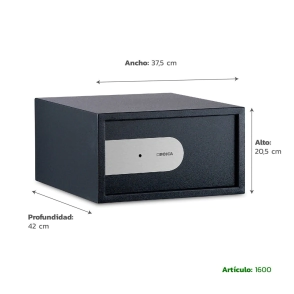 CAJA FUERTE ROICA DE MUEBLE LIVIANA C/LLAVE 20,5*37*42