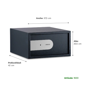 CAJA FUERTE ROICA DE MUEBLE LIVIANA C/LLAVE 20,5*37*42