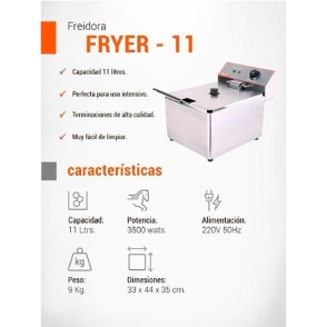 FREIDORA ELECTRICA MORETTI FRYER-11