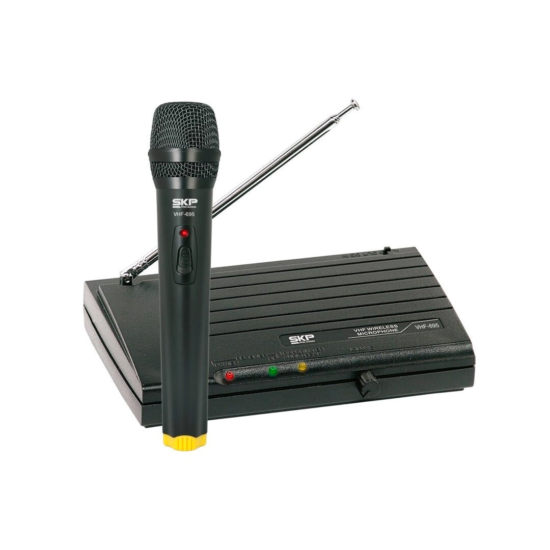 MIC INALAMBRICO DE MANO SKP VHF 695