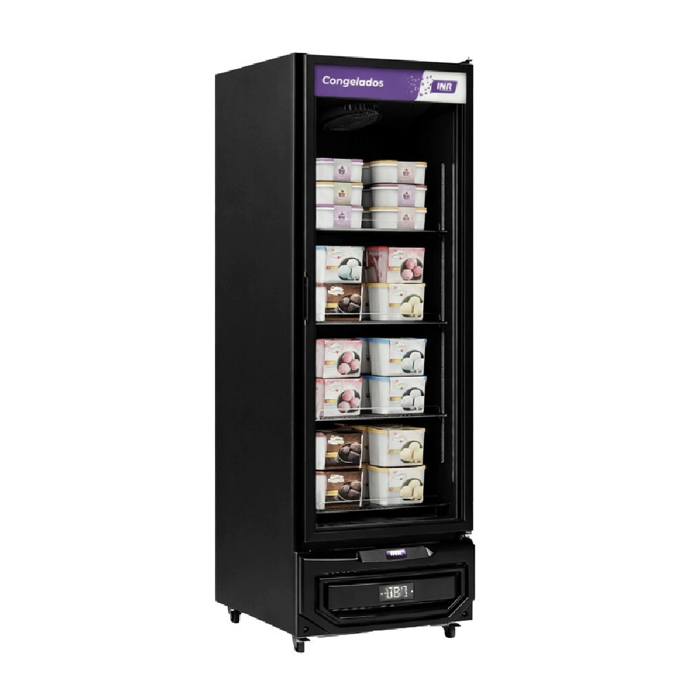 FREEZER EXHIBIDOR VERTICAL BT 580 INT NEGRO INR FSGPF57N