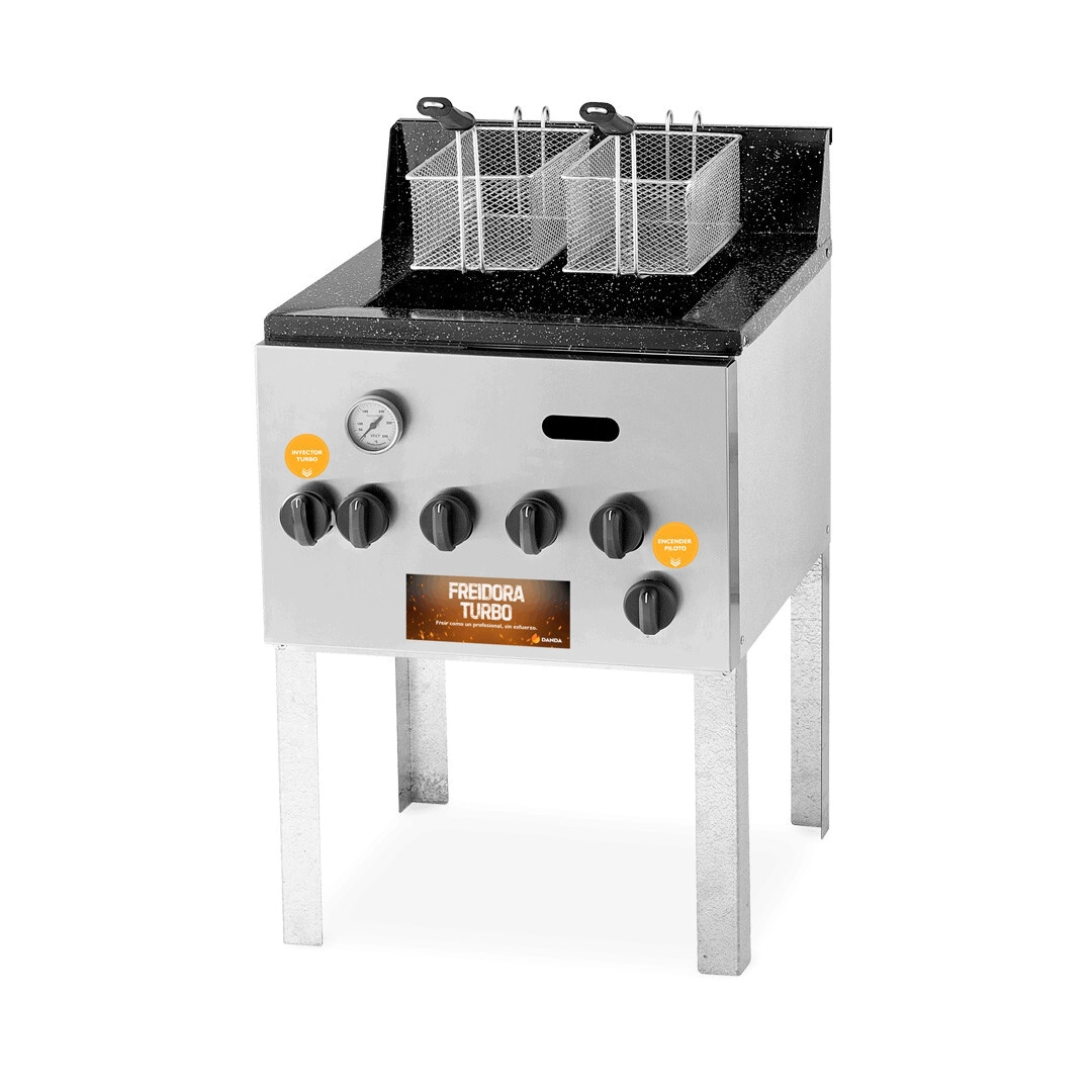 FREIDORA DANDA A GAS TURBO 30 LTS F30T GN