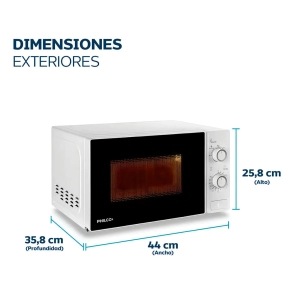 MICROONDAS PHILCO 20 LTS ROTATIVO 94MPHRW20UAN