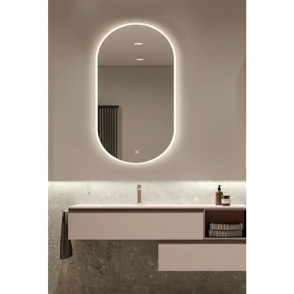 ESPEJO OVAL LED 5080 GL352CH
