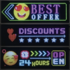 CARTEL LUMINOSO UPSTAR LED FLEXIBLE USLED32128 32 X 128