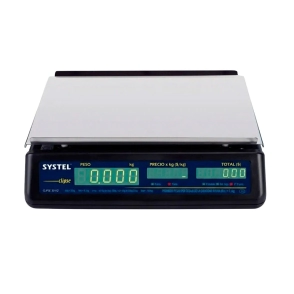 BALANZA SYSTEL CLIPSE BAT 31 KG NEGRO