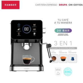 CAFETERA RANSER DUPRA 3 EN 1 CMC0110A