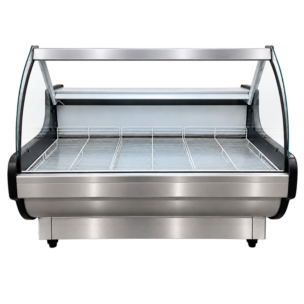 VITRINA USMAN PIKY 1500 ACERO V. CURVO - EQUIPADA A4390