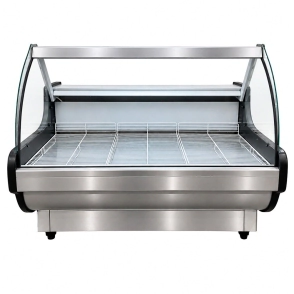 VITRINA USMAN PIKY 1500 ACERO V. CURVO - EQUIPADA A4390